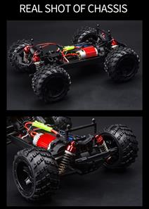 Guokai ATV 1:16 4WD kauko-ohjattava 2.4Ghz 35km/h punainen-7