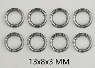 Guokai-laakerit 13X8X3 MM