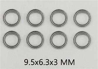 Guokai laakerit 9.5X6.3X3 MM