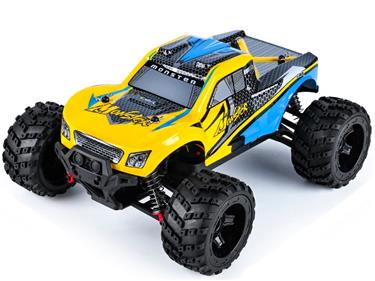 Guokai MonsterTruck 1:16 4WD kauko-ohjattava 2.4Ghz 35km/h keltainen