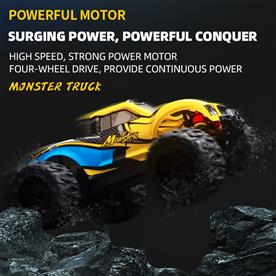 Guokai MonsterTruck 1:16 4WD kauko-ohjattava 2.4Ghz 35km/h keltainen-4