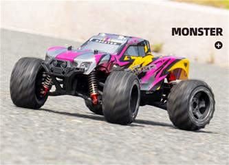Guokai MonsterTruck 1:16 4WD kauko-ohjattava 2.4Ghz 35km/h lila-3