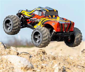 Guokai MonsterTruck 1:16 4WD kauko-ohjattava 2.4Ghz 35km/h punainen-3