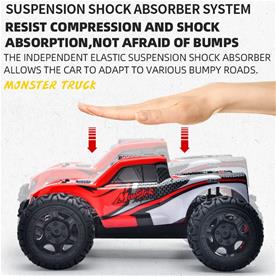Guokai MonsterTruck 1:16 4WD kauko-ohjattava 2.4Ghz 35km/h punainen-2