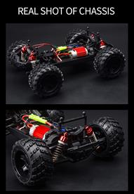 Guokai MonsterTruck 1:16 4WD kauko-ohjattava 2.4Ghz 35km/h punainen-5