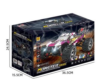 Guokai MonsterTruck 1:16 4WD kauko-ohjattava 2.4Ghz 35km/h sininen-2