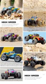 Guokai MonsterTruck 1:16 4WD kauko-ohjattava 2.4Ghz 35km/h sininen-6