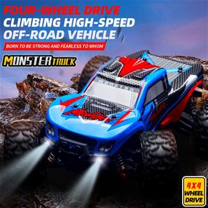 Guokai MonsterTruck 1:16 4WD kauko-ohjattava 2.4Ghz 35km/h sininen-2