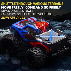 Guokai MonsterTruck 1:16 4WD kauko-ohjattava 2.4Ghz 35km/h sininen-3