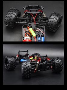 Guokai MonsterTruck 1:16 4WD kauko-ohjattava 2.4Ghz 35km/h sininen-7