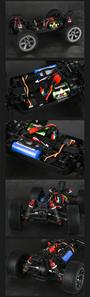 Guokai Off-Road Buggy 1:16 Brushless 4WD 2.4Ghz 45km/h Punainen-10