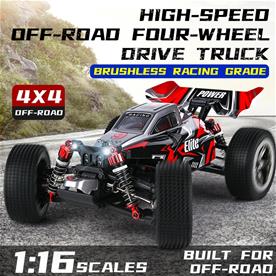 Guokai Off-Road Buggy 1:16 Brushless 4WD 2.4Ghz 45km/h Punainen-2