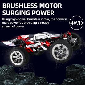 Guokai Off-Road Buggy 1:16 Brushless 4WD 2.4Ghz 45km/h Punainen-4
