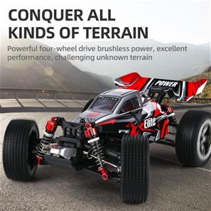 Guokai Off-Road Buggy 1:16 Brushless 4WD 2.4Ghz 45km/h Punainen-8