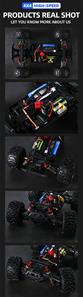 Guokai RC-Monstertruck 1:16 Brushless 4WD Kauko-ohjattava 2.4Ghz 45km/h Pun-11