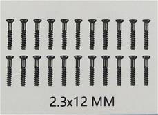 Guokai ruuvit 2,3X12 MM (20 kpl)