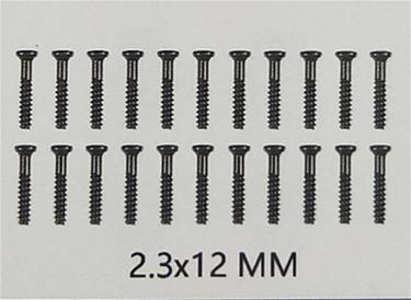 Guokai ruuvit 2,3X12 MM (20 kpl)