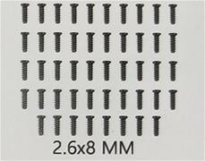 Guokai ruuvit 2,6X8 MM (20 kpl)