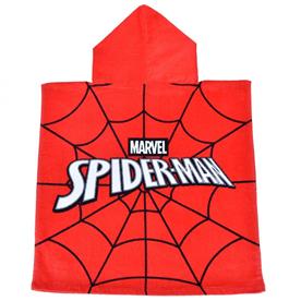 Hämähäkkimies Poncho kylpypyyhe hupulla, punainen-2