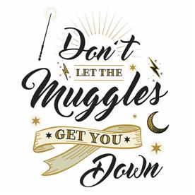 Harry Potter MUGGLES QUOTE Seinätarrat-3