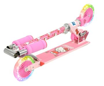 Hello Kitty taitettava potkulauta - LED-valopyörät-2