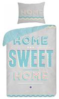 Home Sweet Home 2in1 Design vuodevaatteet - 100 prosenttia puuvillaa