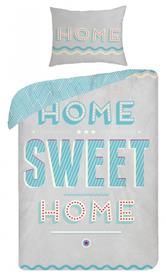 Home Sweet Home 2in1 Design vuodevaatteet - 100 prosenttia puuvillaa