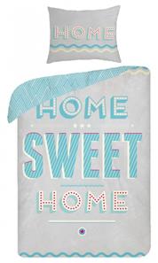 Home Sweet Home 2in1 Design vuodevaatteet - 100 prosenttia puuvillaa