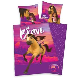 Horse Spirit ''Be Brave'' vuodevaatteet - 100 prosenttia puuvillaa