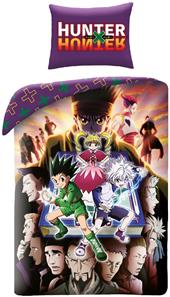 Hunter X Hunter vuodevaatteet 140 x 200 cm - 100 prosenttia puuvillaa.
