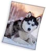 Husky Coral fleecehuopa 150 x 200 cm
