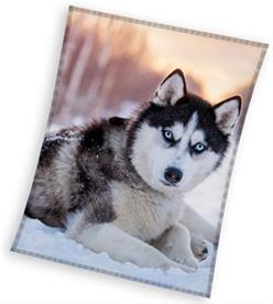 Husky Coral fleecehuopa 150 x 200 cm