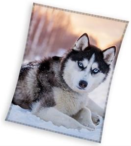 Husky Coral fleecehuopa 150 x 200 cm