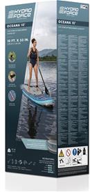 Hydro-Force Oceana 2-in-1 puhallettava SUP-lauta/kajakki -setti 305 cm-3