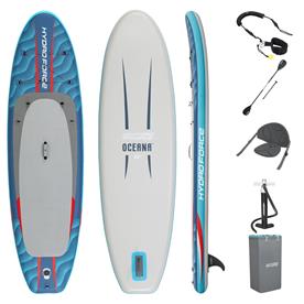 Hydro-Force Oceana 2-in-1 puhallettava SUP-lauta/kajakki -setti 305 cm-4