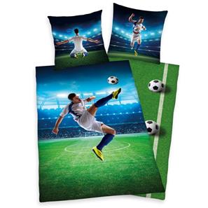Jalkapallo Scissor Kick vuodevaatteet - 100 prosenttia puuvillaa
