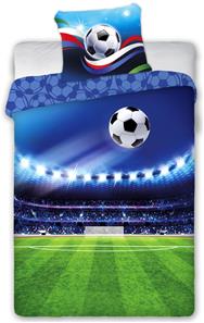 Jalkapallostadion Vuodevaatteet 140x200 cm - 100 prosenttia puuvillaa.