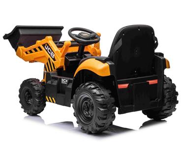 JCB Electric Traktori etukauhalla lapsille-3