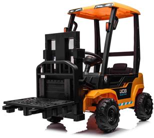 JCB sähköinen haarukkatrukki lapsille 12V