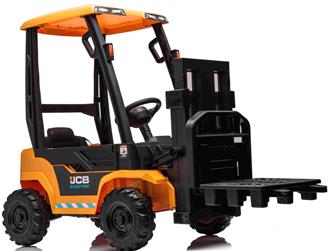 JCB sähköinen haarukkatrukki lapsille 12V-2