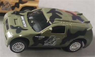 JJ Slot Dino Hunter auto 1:43, vihreä
