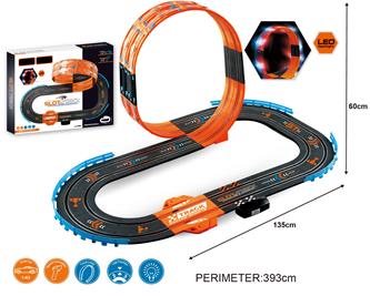 JJ Slot LED kilparata 393cm 1:43