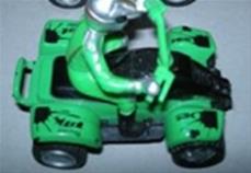 JJ Slot Racetrack ATV 1:43, Vihreä