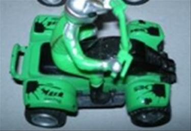 JJ Slot Racetrack ATV 1:43, Vihreä
