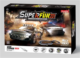 Joysway SuperFun 201 -kilparata 308 cm 1:43, USB-2
