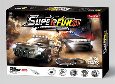 Joysway SuperFun 201 -kilparata 308 cm 1:43, USB-2