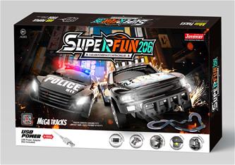 Joysway SuperFun 206 -kilparata 530 cm 1:43, USB-2