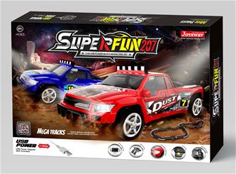 Joysway SuperFun 207 -kilparata 600 cm 1:43, USB-2
