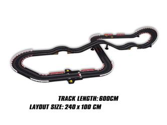 Joysway SuperFun 207 -kilparata 600 cm 1:43, USB-3
