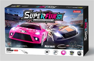 Joysway SuperFun 301 Kilparata 534 cm 1:43, USB-2